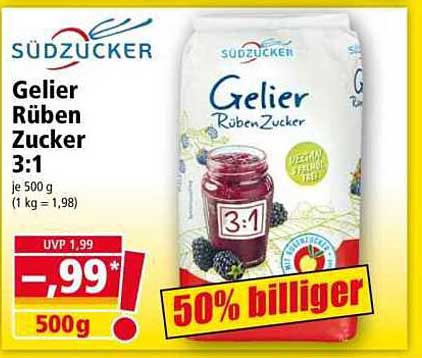 Gelier Rüben Zucker 3:1