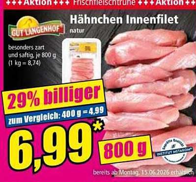 Hähnchen Innenfilet natur