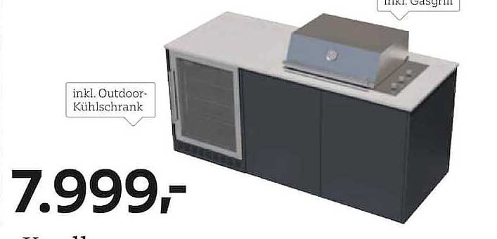 inkl. Outdoor-Kühlschrank