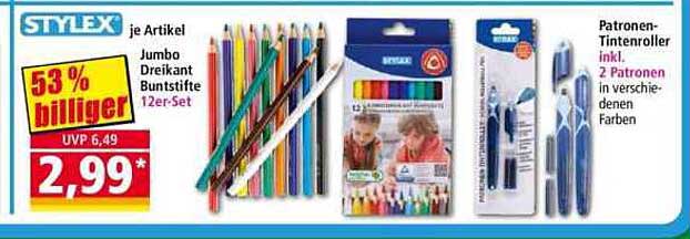Jumbo Dreikant Buntstifte 12er-Set