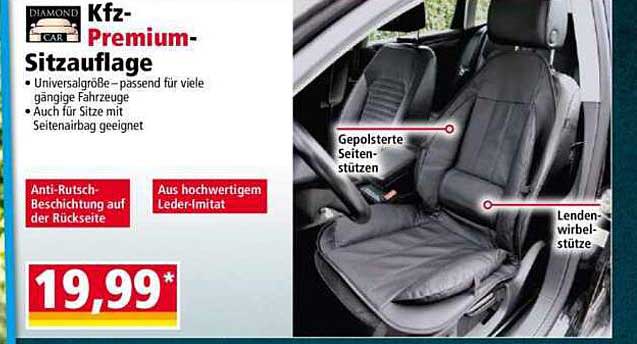 Kfz-Premium-Sitzauflage