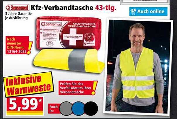 Kfz-Verbandtasche 43-tlg.