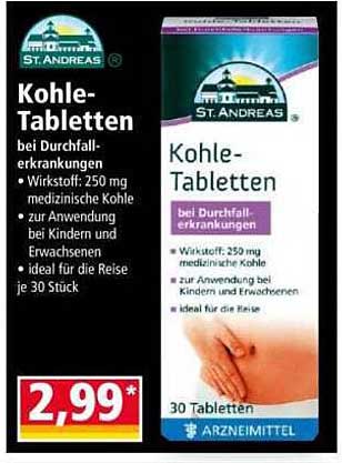 Kohle-Tabletten