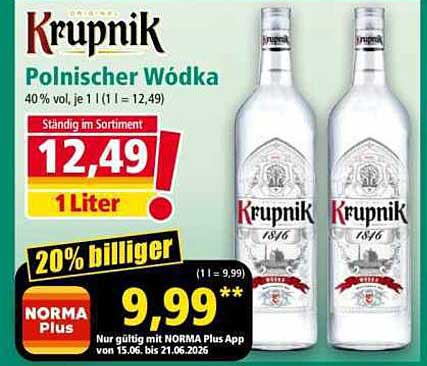 Krupnik Polnischer Wódka