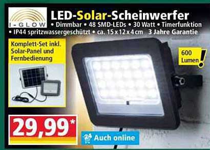 LED-Solar-Scheinwerfer
