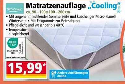 Matratzenauflage „Cooling“