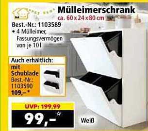 Mülleimerschrank