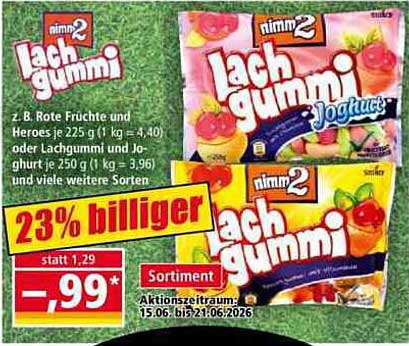 nimm2 lachgummi Sortiment