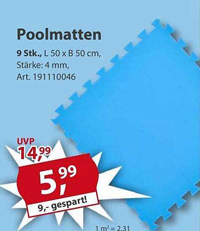 Poolmatten