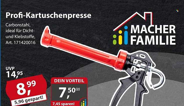 Profi-Kartuschenpresse