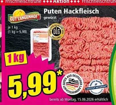 Puten Hackfleisch gewürzt