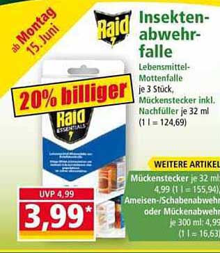 Raid Insekten-abwehr-falle