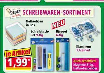 SCHREIBWAREN-SORTIMENT