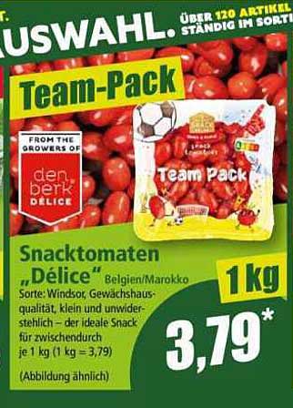 Snacktomaten „Délice“ Belgien/Marokko