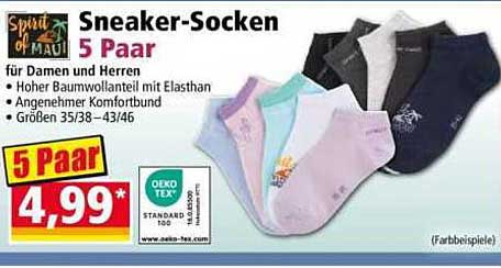 Sneaker-Socken 5 Paar