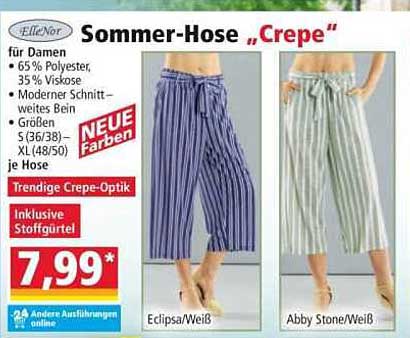 Sommer-Hose „Crepe“