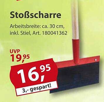 Stoßscharre