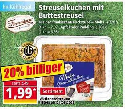 Streuselkuchen mit Butterstreusel