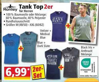 Tank Top 2er für Herren