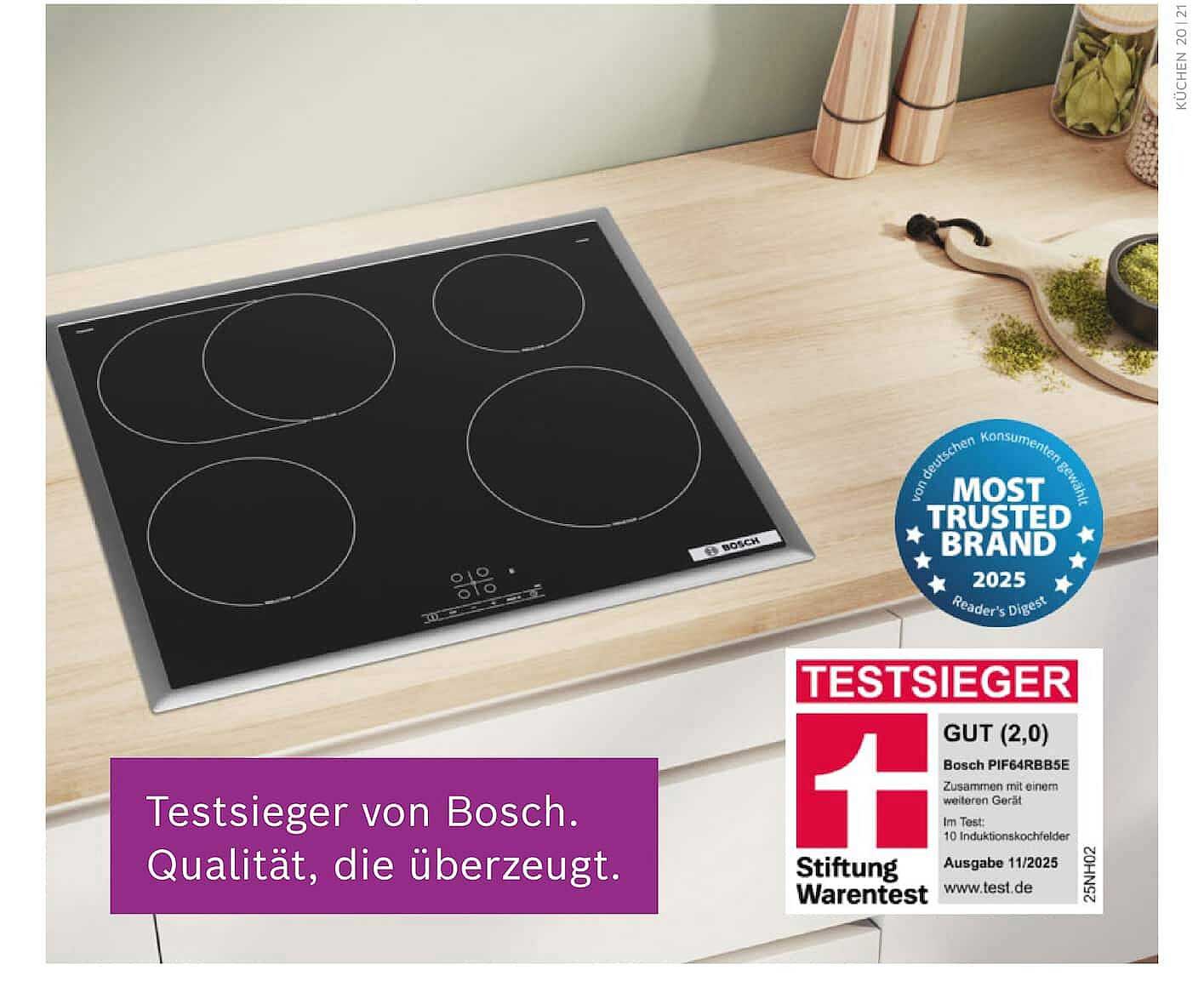 Testsieger von Bosch. Qualität, die überzeugt.