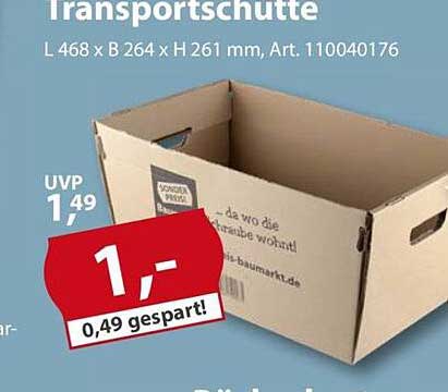 Transportschütte
