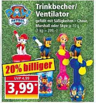 Trinkbecher/ Ventilator