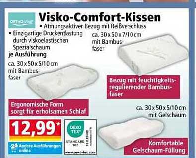 Visco-Comfort-Kissen