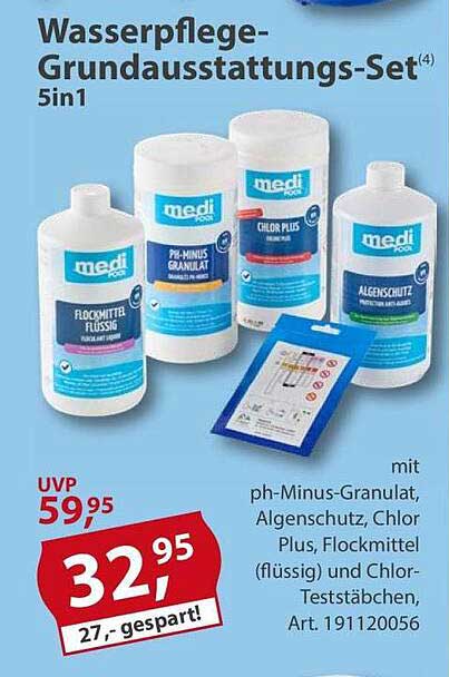 Wasserpflege-Grundausstattungs-Set 5in1