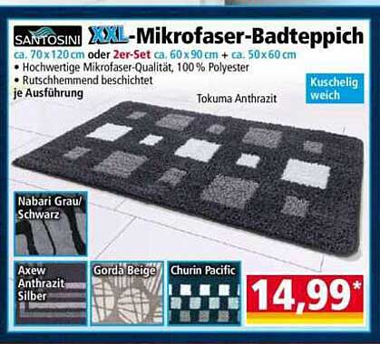XXL-Mikrofaser-Badteppich