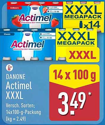Actimel XXXL 14 x 100 g für nur 3,49 €