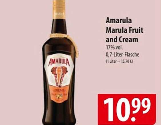 Amarula Marula Fruit and Cream 0,7-Liter-Flasche