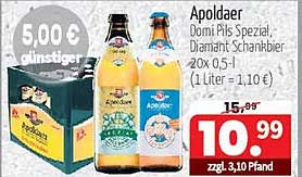 Apoldaer Domi Pils Spezial - Diamant Schankbier 20x 0,5l