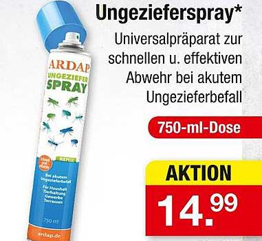 ARDAP Ungeziefer Spray - 750-ml-Dose