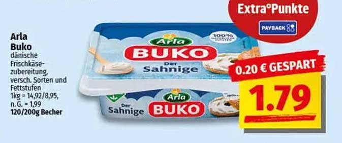 Arla Buko - der Sahninge Frischkäse