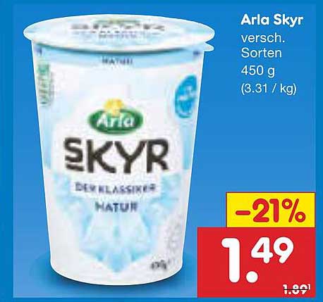 Arla Skyr - verschiedene Sorten 450 g