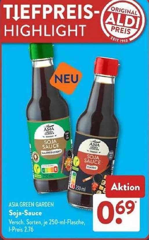 ASIA GREEN GARDEN Soja-Sauce