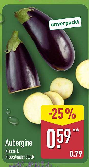 Aubergine - Klasse 1 aus den Niederlanden, Stück