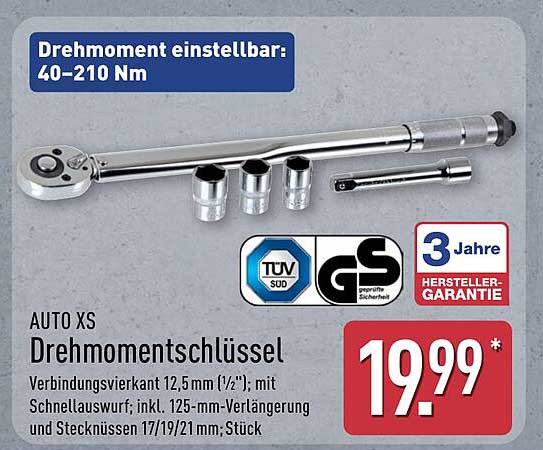 AUTO XS Drehmomentschlüssel