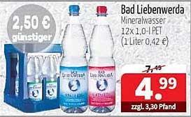 Bad Liebenwerda Mineralwasser 12 x 1,0 l PET