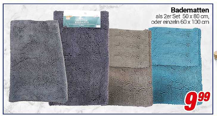 Badematten im Angebot – 2er Set oder einzeln erhältlich