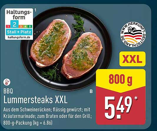 BBQ Lummersteaks XXL