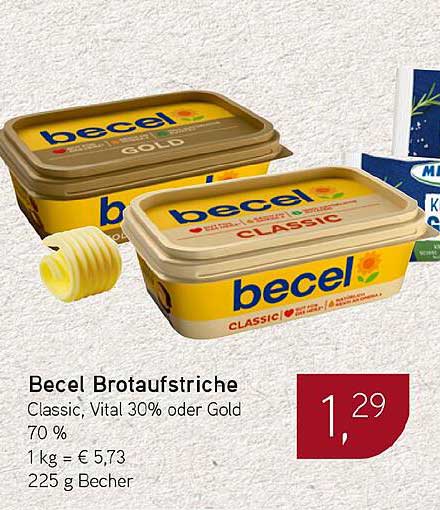 Becel Brotaufstriche Classic, Vital 30% oder Gold 70%