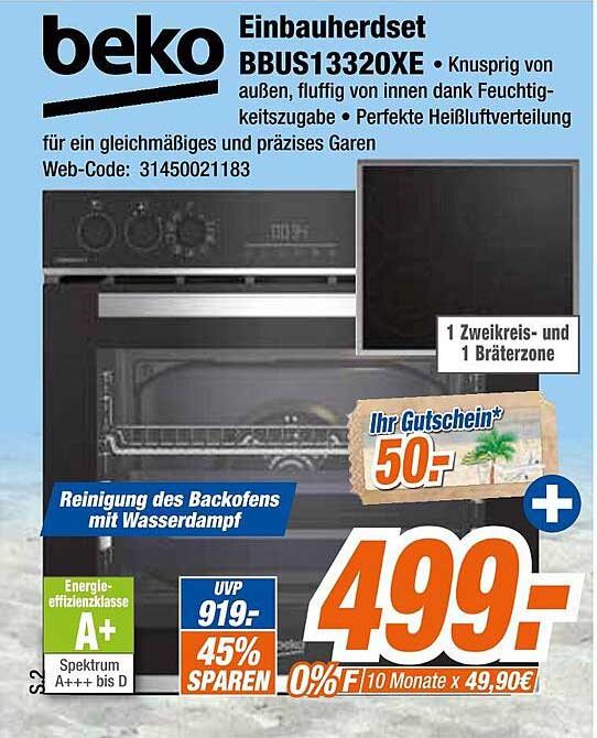 Beko Einbauherdset BBUS13320XE