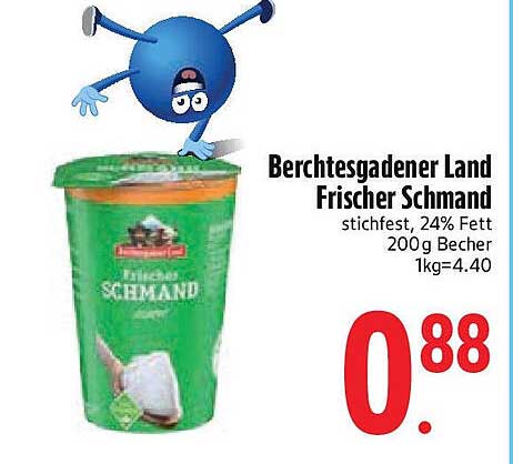 Berchtesgadener Land Frischer Schmand 200g Becher