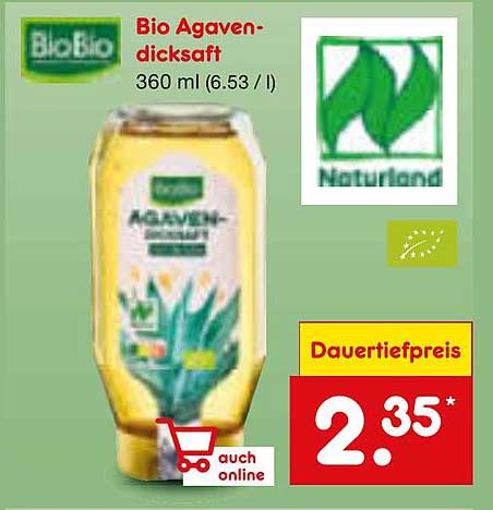 Bio Agaven-Dicksaft 360 ml