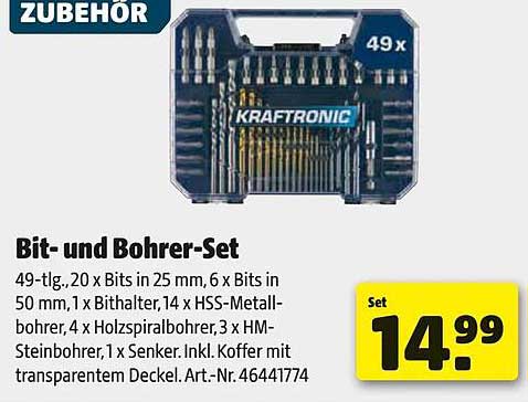 Bit- und Bohrer-Set