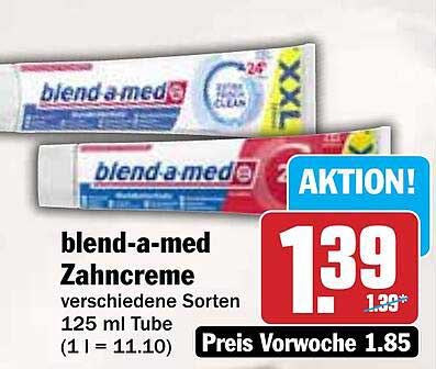 blend-a-med Zahnpasta - verschiedene Sorten 125 ml Tube