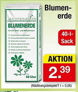 Blumenerde 40-I-Sack