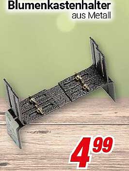Blumenkastenhalter aus Metall