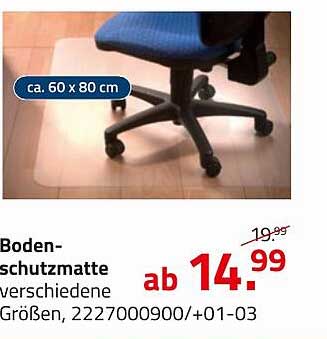 Boden-schutzmatte verschiedene Größen, 22270000900/+01-03